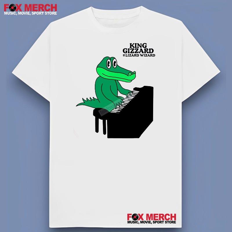 King Gizzard And The Lizard Wizard Gator Playing Piano Shirt