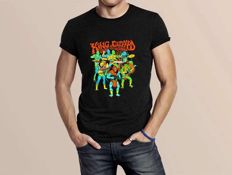 King Gizzard and The Lizard Wizard Rock Band T-Shirt