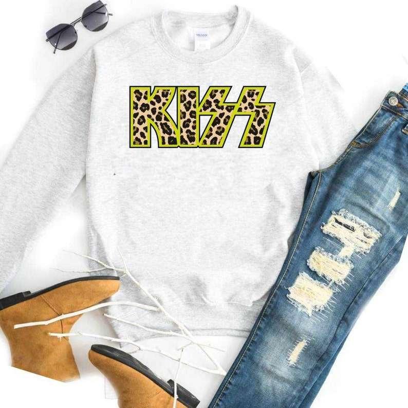 Kiss Leopard T-Shirt Band