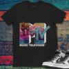 MTV Desert Scene Colorful Graphic T-Shirt