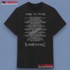 Made Of Stone Evanescence Lyrics Shirt