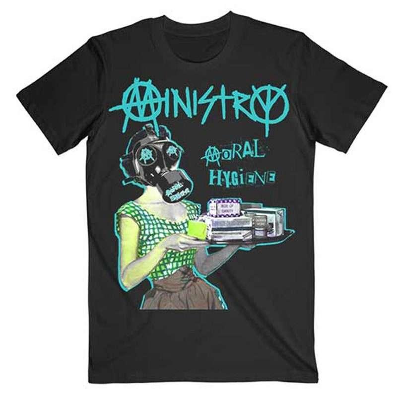 Ministry Band T-Shirt Moral Hygiene Gasmask