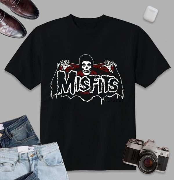 Misfits Classic Black T Shirt