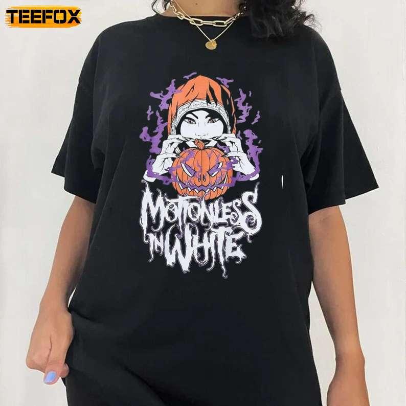 Motionless In White Scoring The End Of The World Uk Europe Tour 2023 Music Graphic Unisex T-Shirt Motionless In White Scoring The End Of The World Uk Europe Tour 2023 Music Graphic Unisex T-Shirt