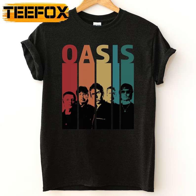 Oasis Band Retro Style T-Shirt