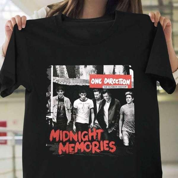 One Direction Midnight Memories Summer Cool T-Shirt Merch