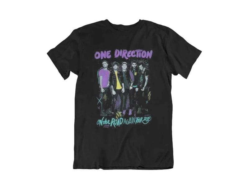 One Direction On The Road Again Tour 2015 1D Band T-Shirt