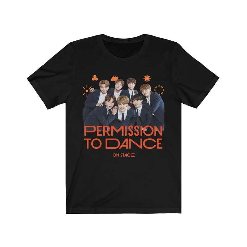 Permission To Dance BTS T-Shirt Music Band