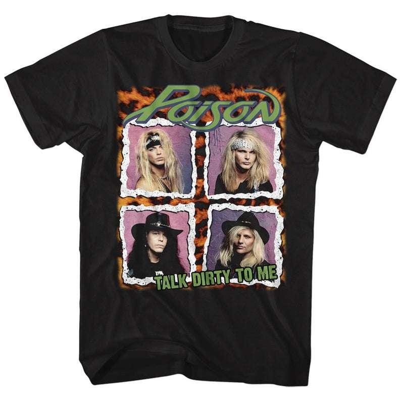 Poison Talk Dirty To Me Music Band Short-Sleeve T-Shirt