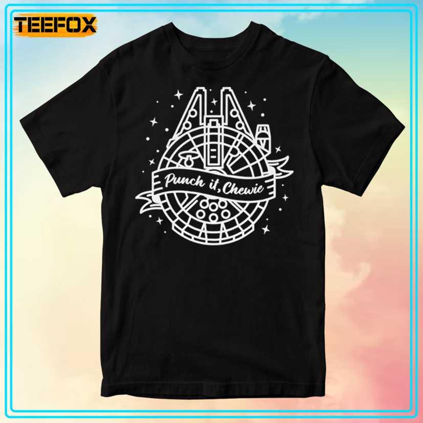 Punch It Chewie Millennium Falcon T-Shirt