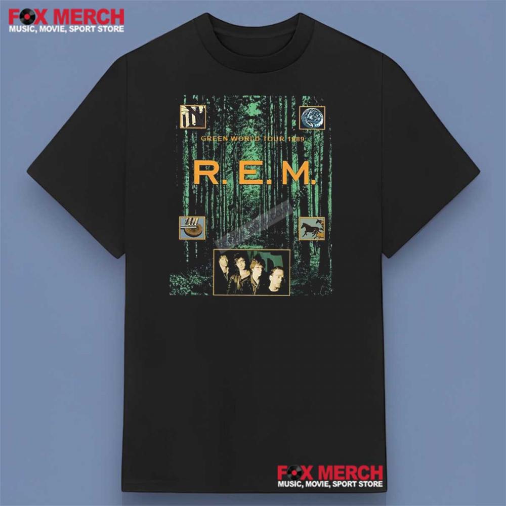 REM Band Green World Tour Shirt