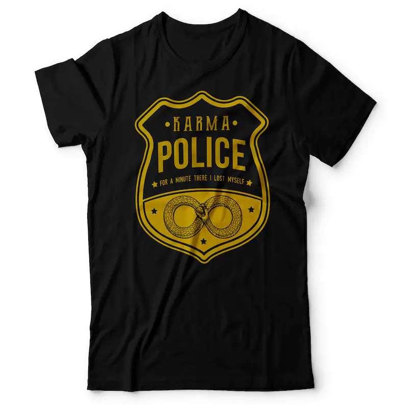 Radiohead Rock Band Karma Police Unisex T Shirt