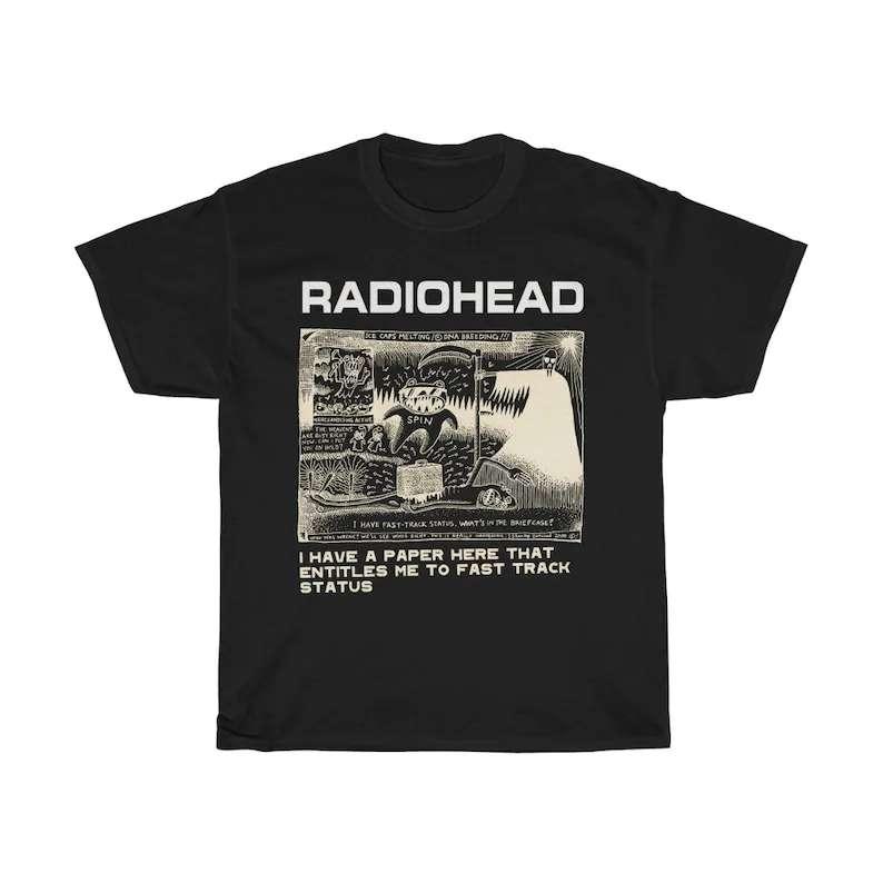 Radiohead Rock Band T-Shirt Merch Music