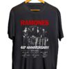 Ramones 48th Anniversary 1974-2022 Signatures T-Shirt Band Music Merch