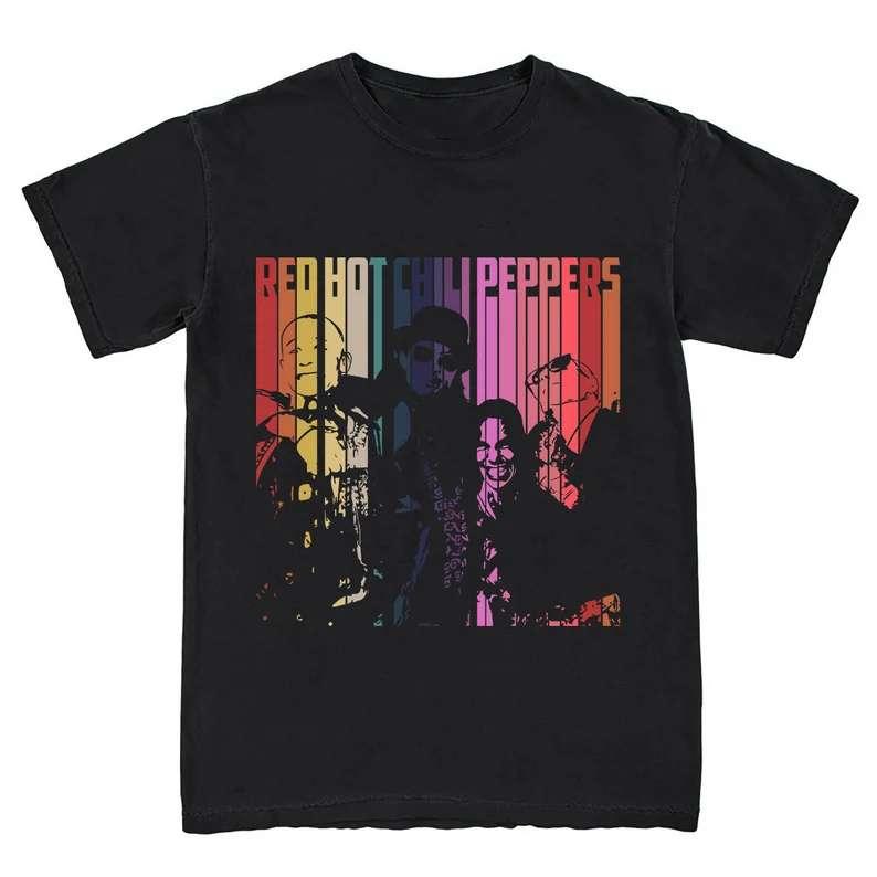 Red Hot Chili Peppers Retro Style Rock Band T-Shirt For Men And Women