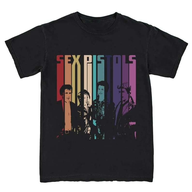 Sex PisTols Retro Style Rock Band T-Shirt For Men And Women