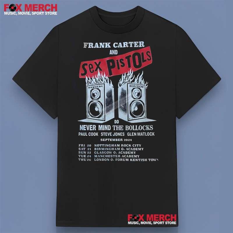 Sex Pistols Frank Carter tour UK Never Mind The Bollocks Shirt