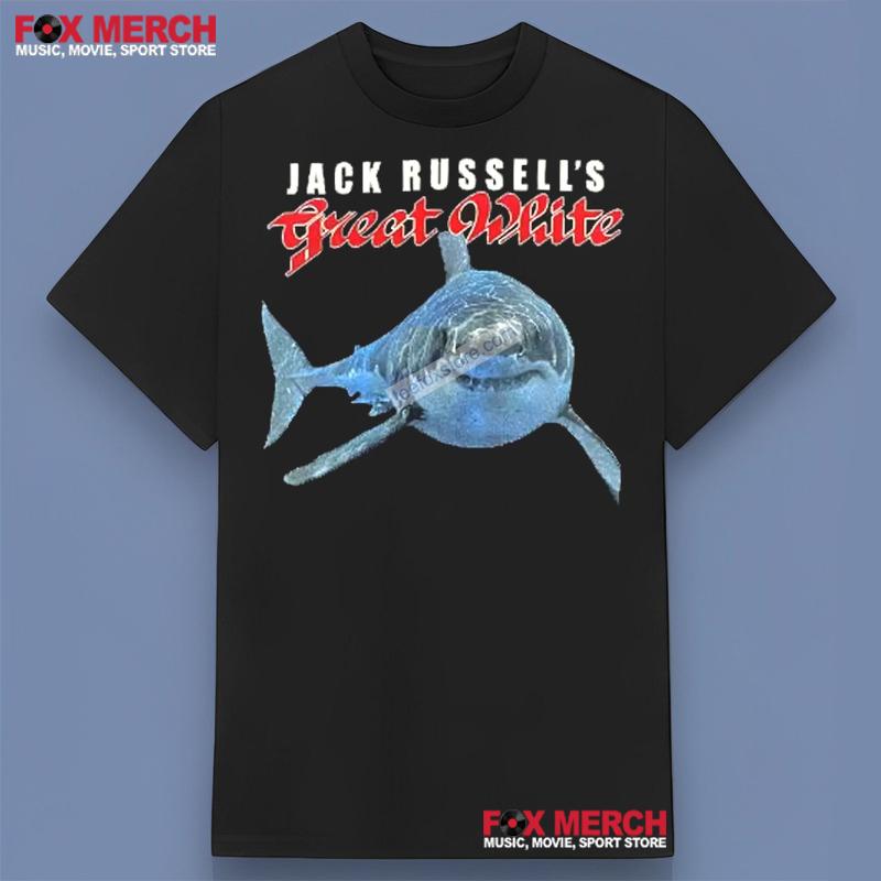 Shark Jack Russell's Great White Graphic T-Shirt
