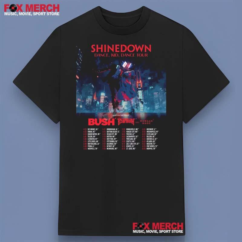 Shine Down Dance Kid Dance Tour 2025 T-Shirt