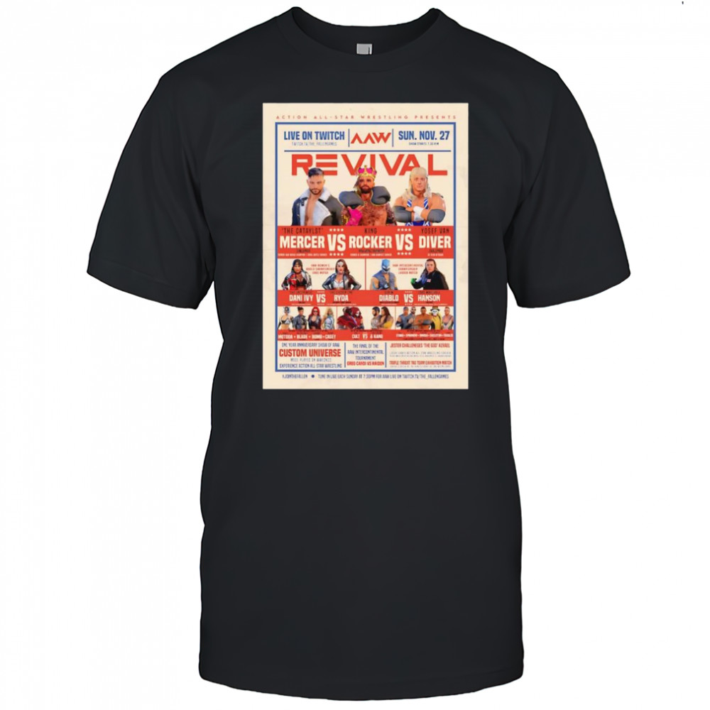 AAW Revival poster shirt