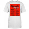 Adolescents with The Nile & Underground H2O The Jack Knives Tour Dates May 22-31 2025 t-shirt