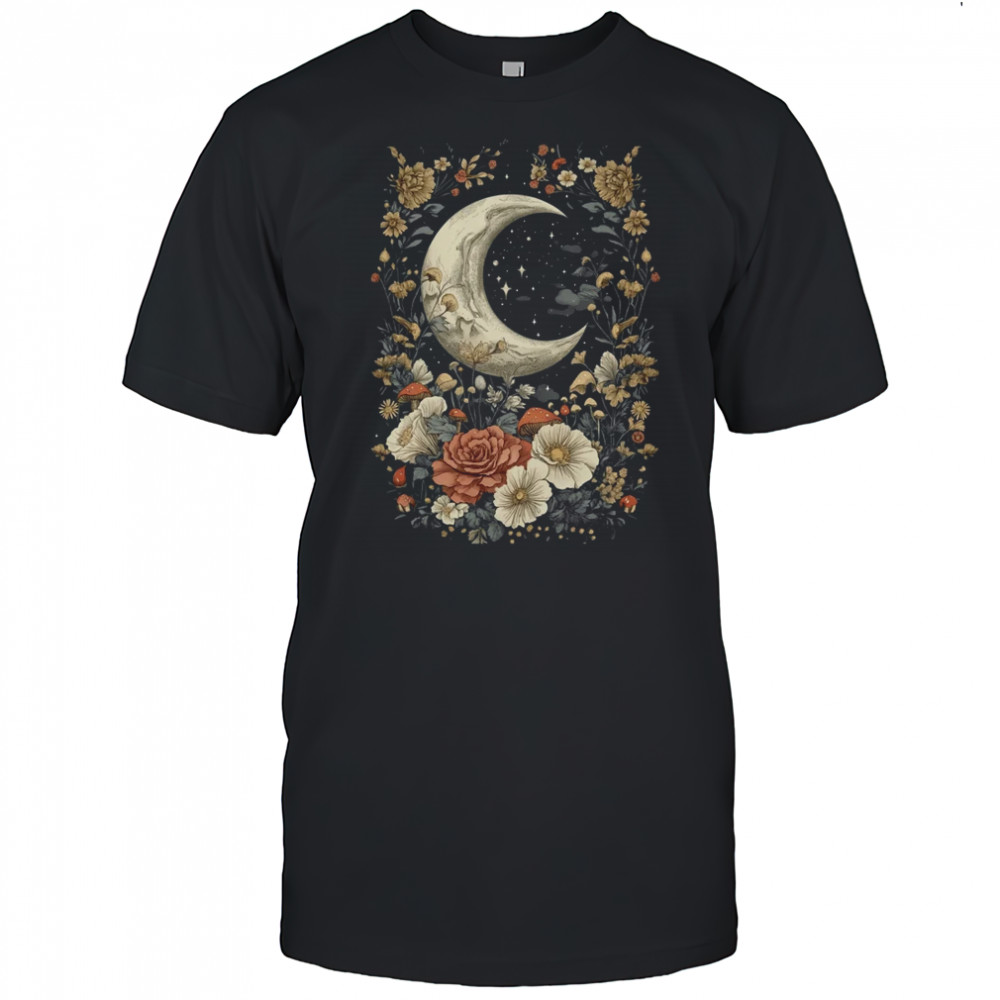 Aesthetic Goblincore And Dark Cottagecore Mushroom Graphic shirt