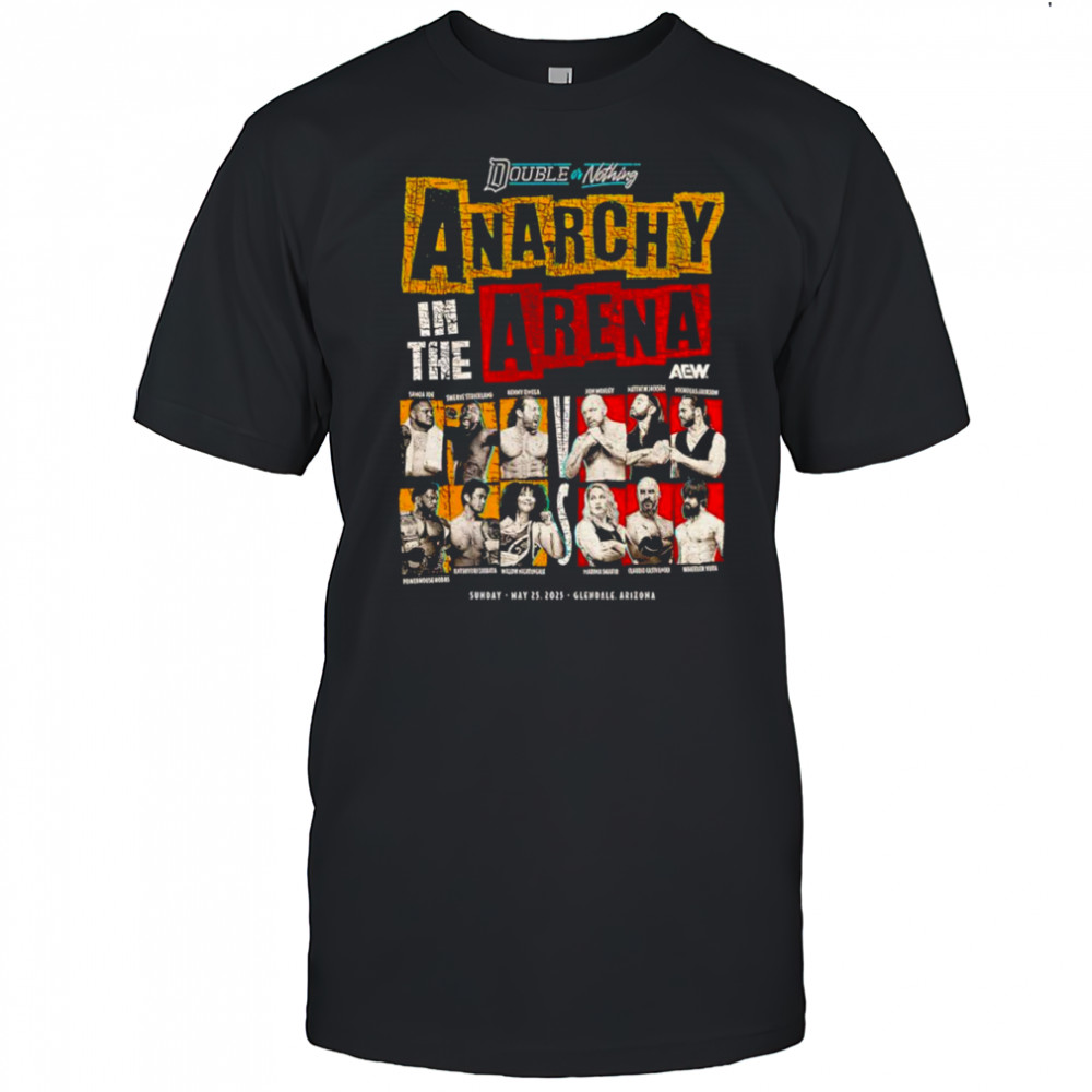 AEW Double or Nothing 2025 Anarchy in the Arena shirt