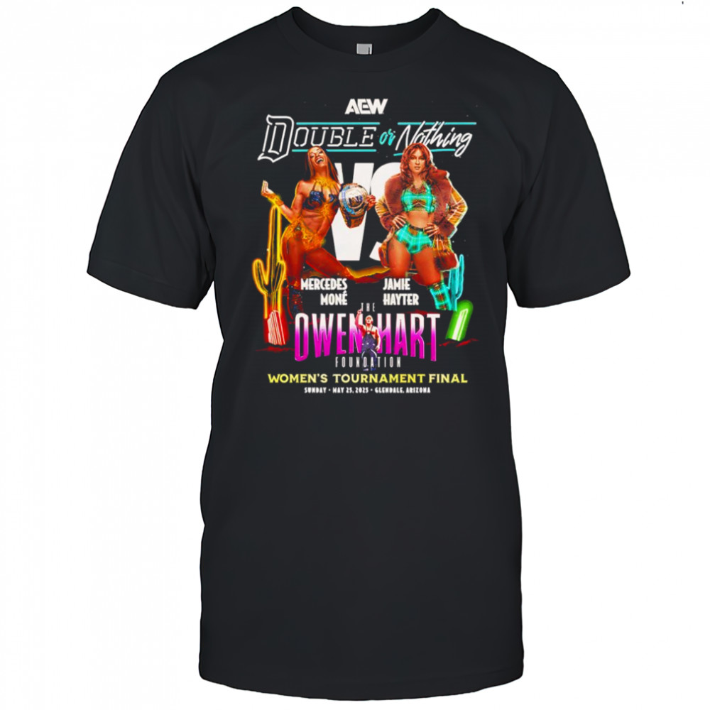 AEW Double or Nothing 2025 Mercedes Moné vs Jamie Hayter shirt
