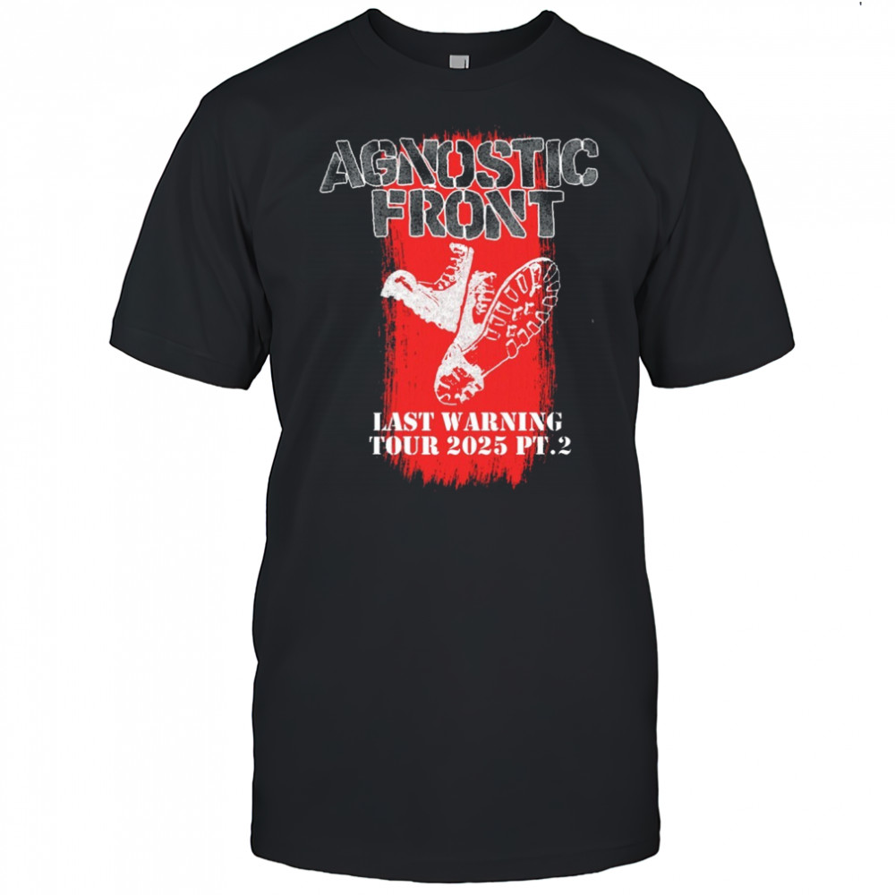 Agnostic Front Last Warning Tour 2025 Pt.2 Painting t-shirt