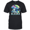 Alaska Northern Lights Aurora Viewing Vacation Alaska Trip shirt