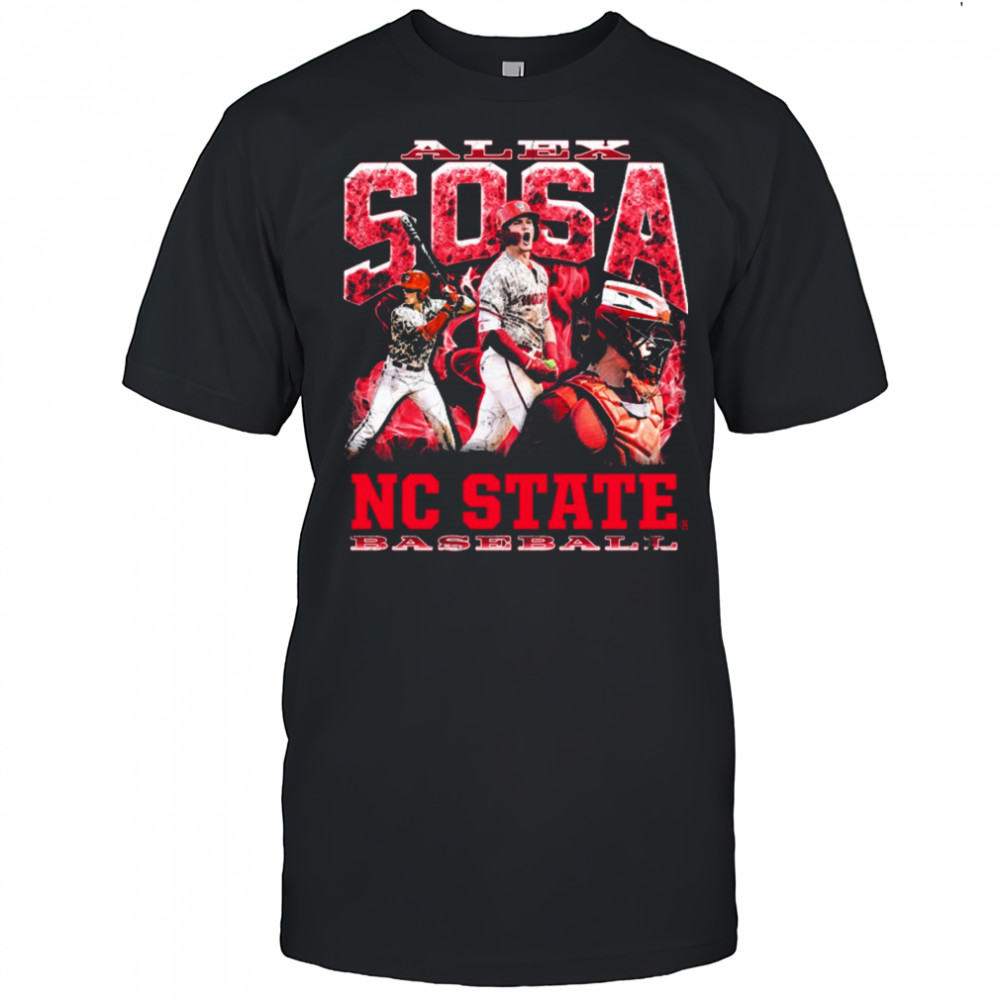 Alex Sosa NC State Wolfpack Baseball NCAA Division I 90s Graphic t-shirt