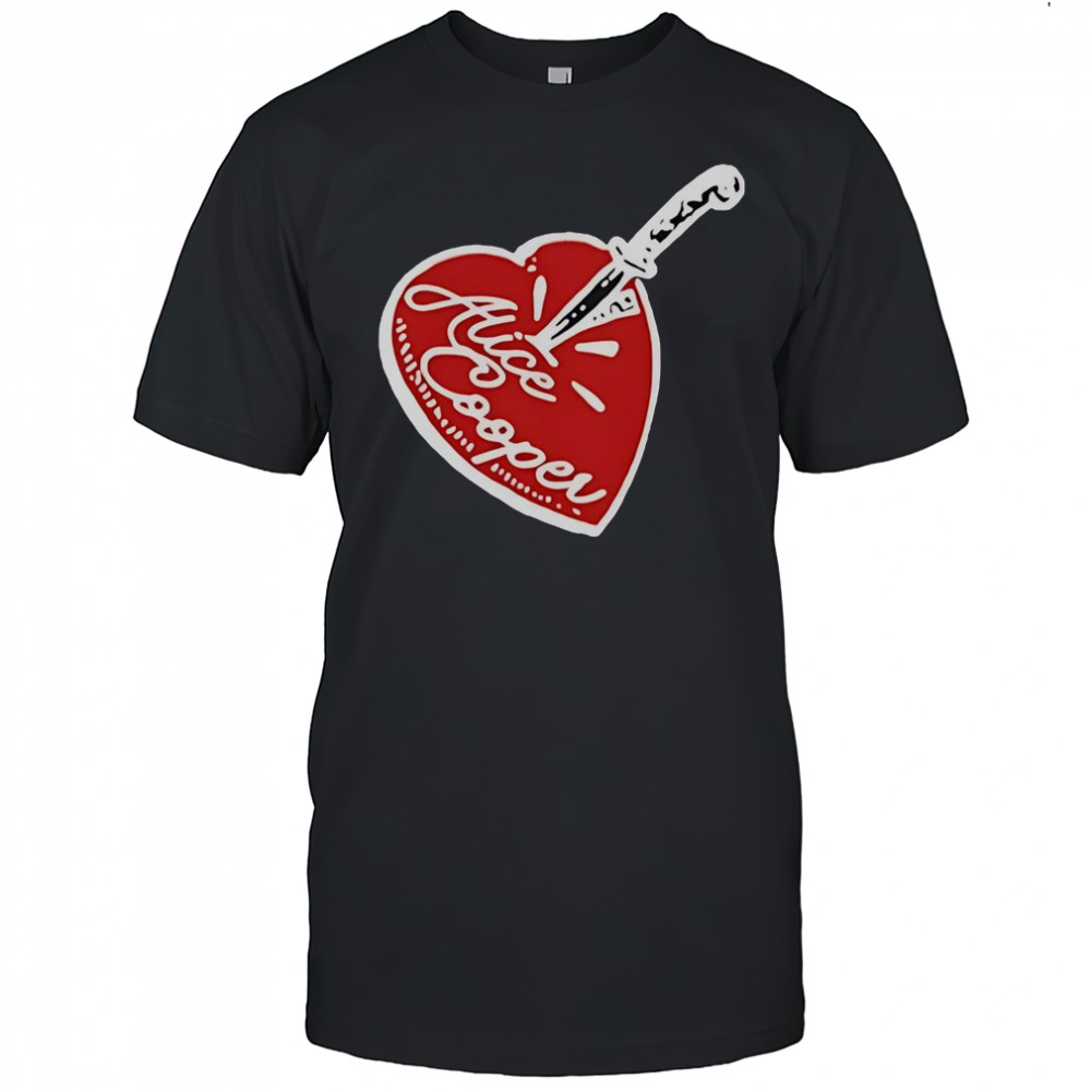 Alice Cooper Stab Heart Knife T-Shirt