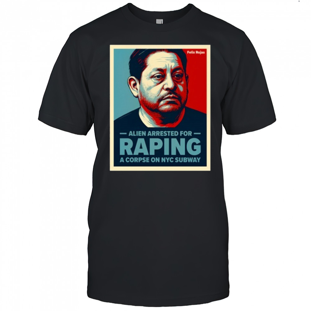 Alien Arrested For Raping A Corpse On Nyc Subway Retro Portrait t-shirt
