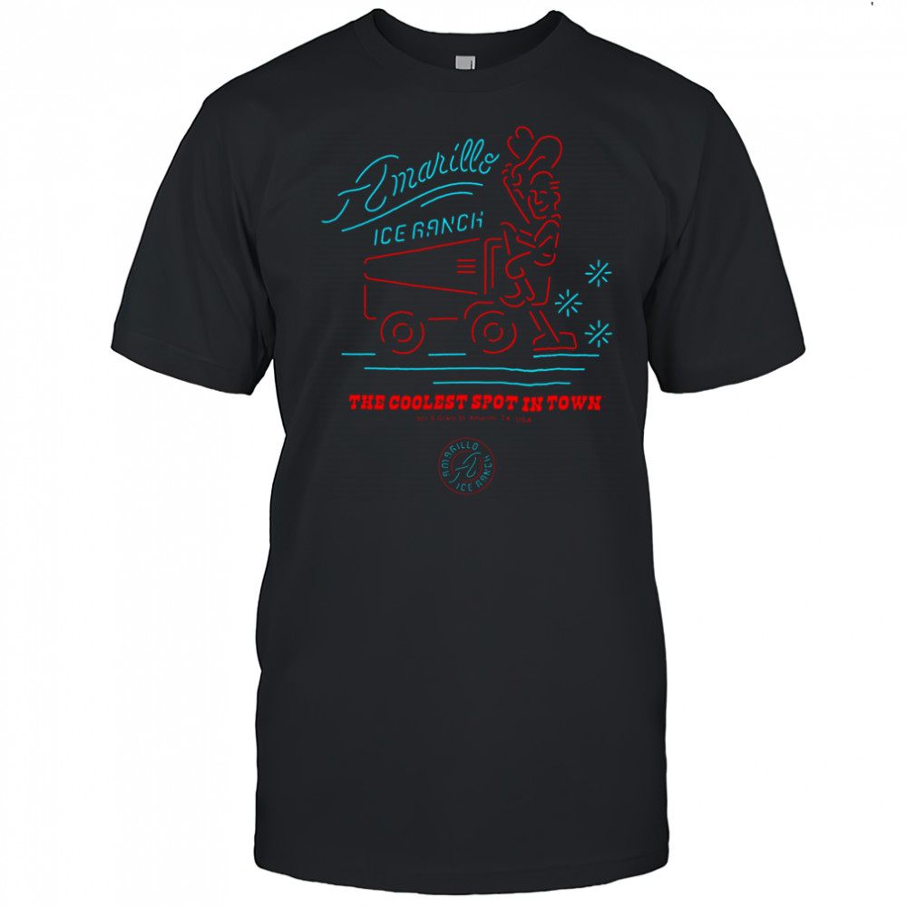 Amarillo Texas Tee Ice Ranch Vintage Style T Shirt