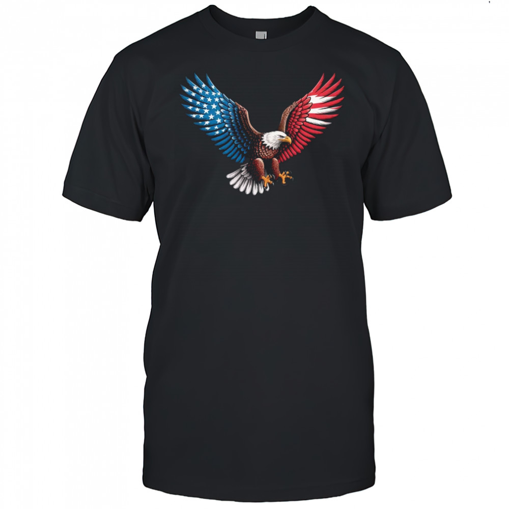 American Flag Bald Eagle Patriotic Eagle 4th Of July USA shirt