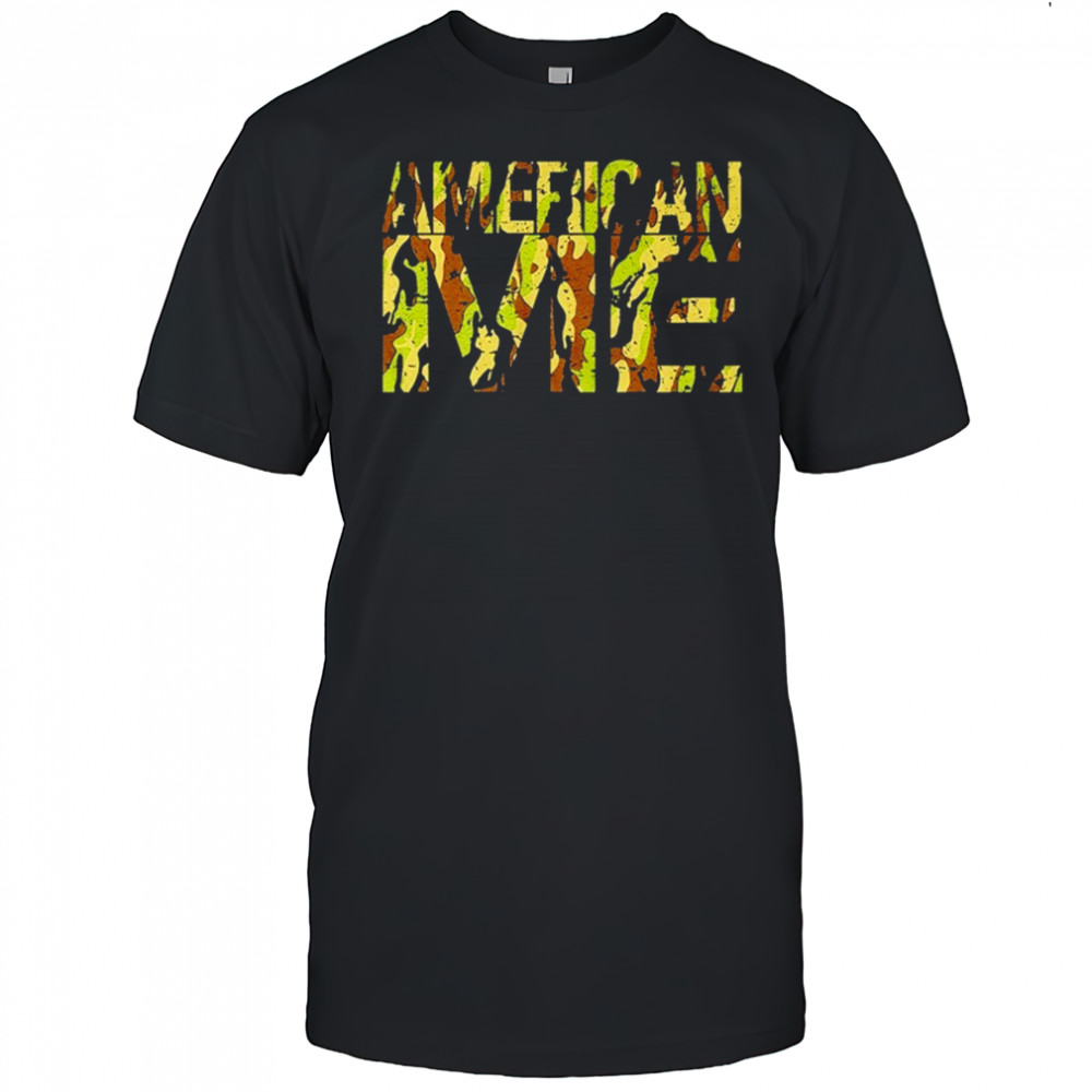 American Me Camo Logo T-shirt