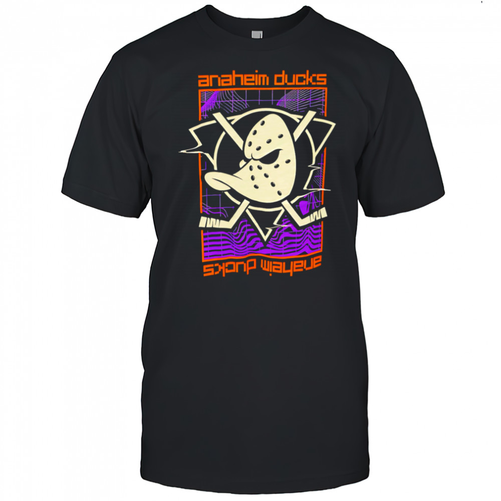 Anaheim Ducks reverse letters shirt