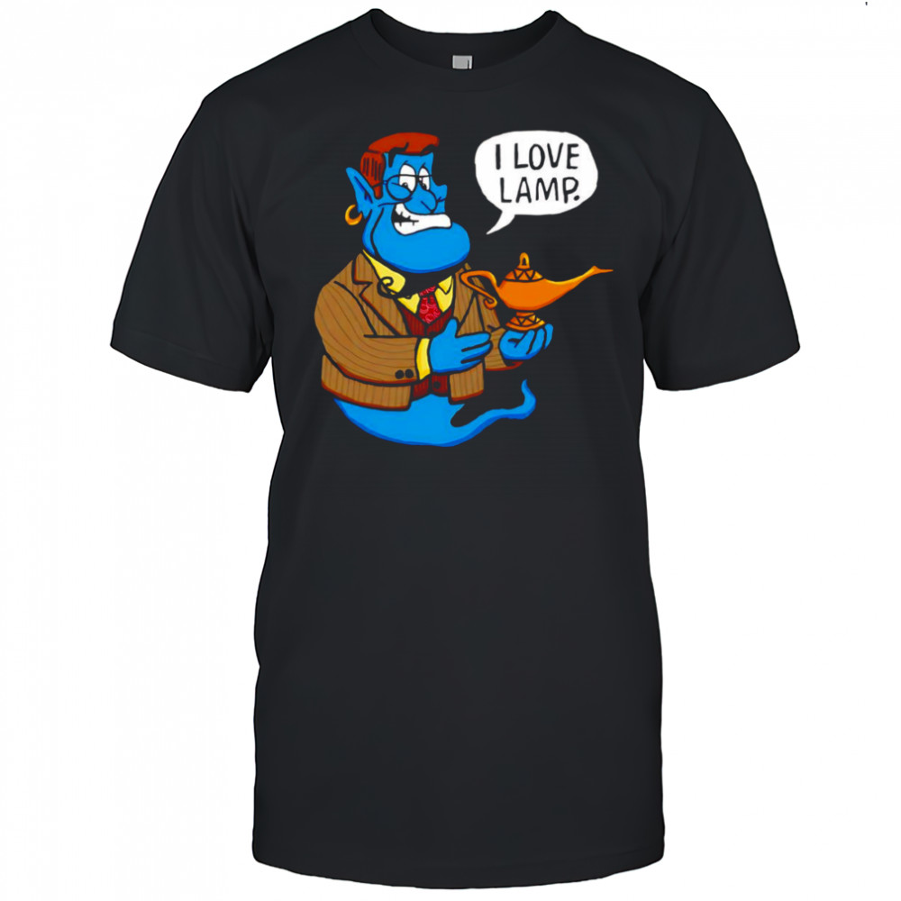 Anchor Genie I love lamp shirt