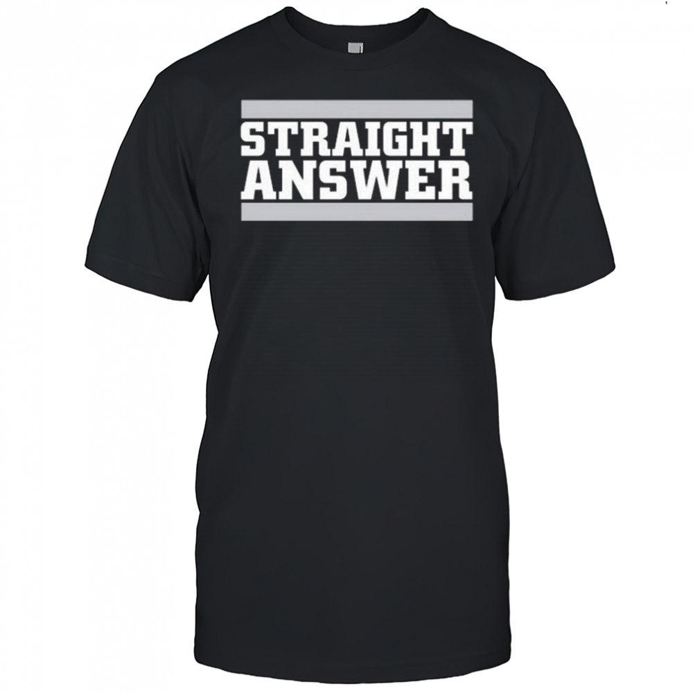 Anies Baswedan Straight Answer Shirt