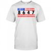 Anti Trump Impeach 47 8647 47th President Us Flag T-Shirt