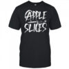 Apple Slices Knife Metal T-shirt