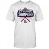 Arizona Wildcats 2025 Big 12 Baseball Conference Tournament Champions Arlington Texas t-shirt