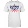 Arizona Wildcats 2025 Big 12 Baseball Conference Tournament Champions T-Shirt