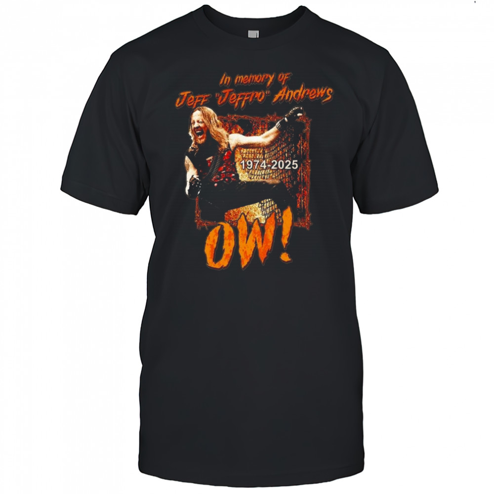 Armor Column Jeffro In Memory Of Jeff Jeffro Andrews 1974-2025 Shirt