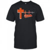 Baltimore Orioles logo Christian cross heartbeat shirt