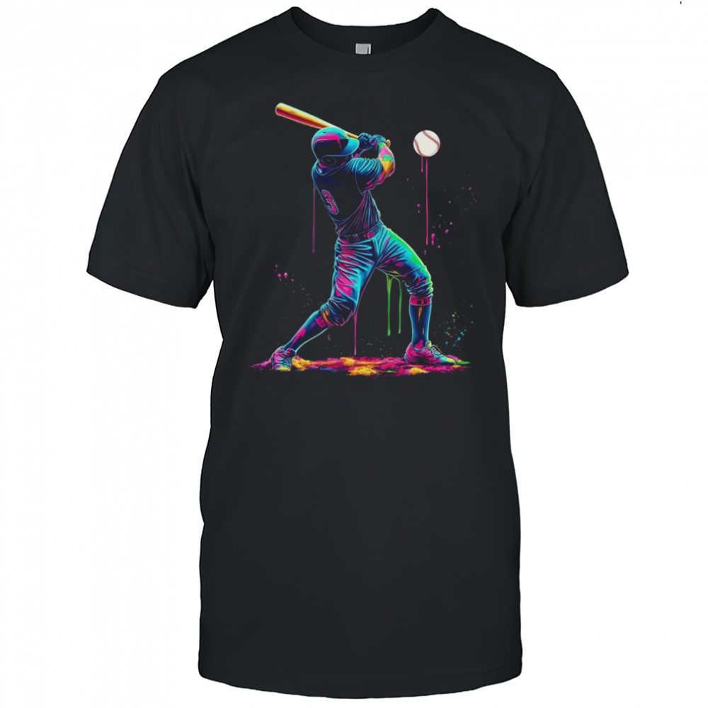 Baseball Player Sprinkles Drip Ice Cream Lover Men Women shirt