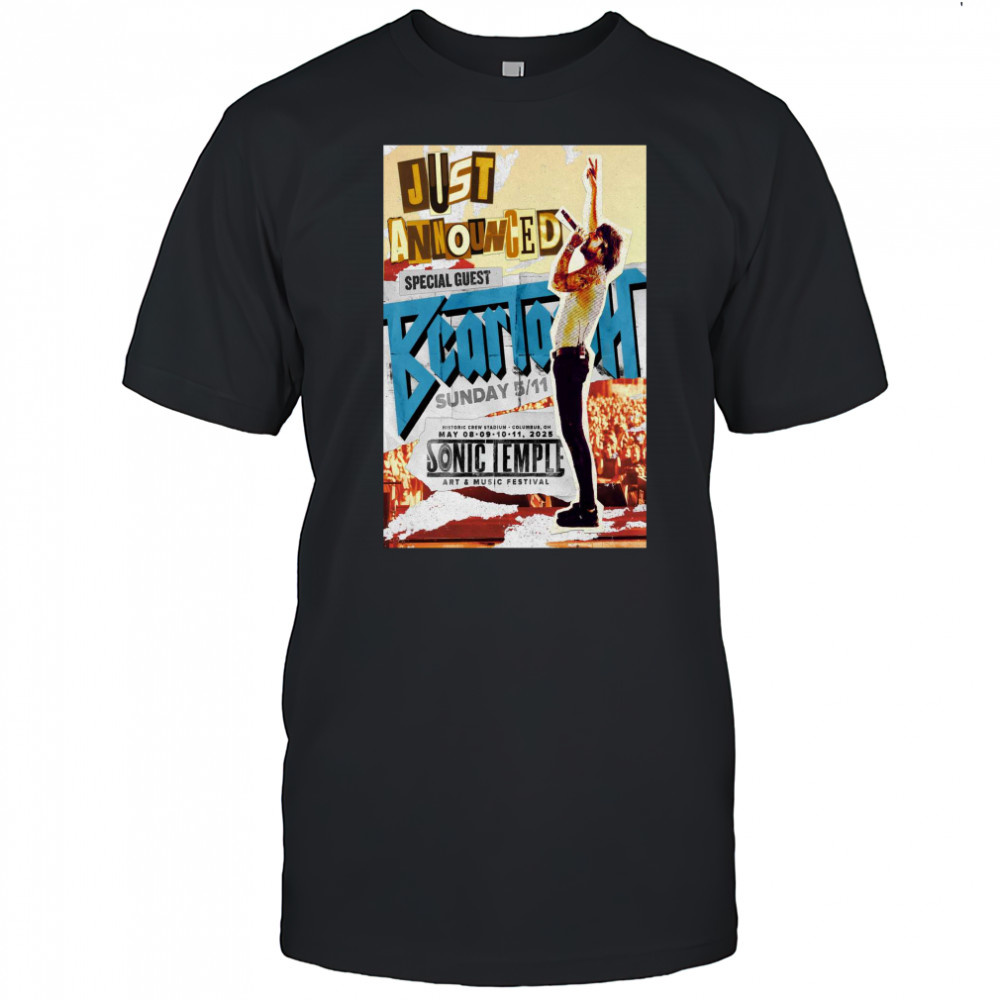 Beartooth Just Announced Columbus OH May 11 2025 T-shirt