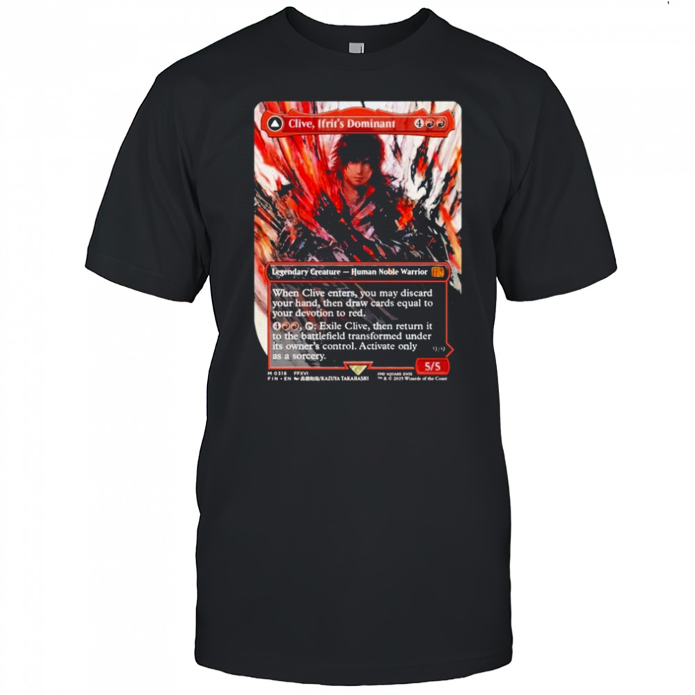 Ben Starr Clive Ifrit’s Dominant Card T-Shirt
