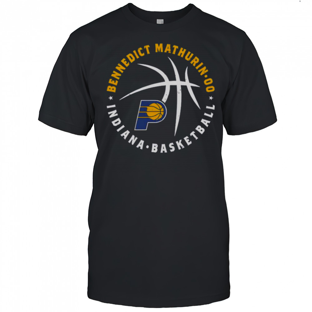 Bennedict Mathurin Indiana Pacers Basketball Player Ball T-Shirt