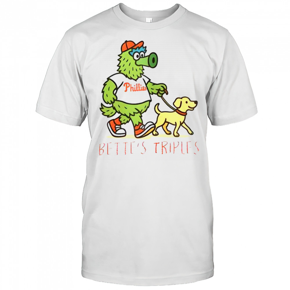 Bette’s Triples Phillie Phanatic Philadelphia Phillies T-Shirt